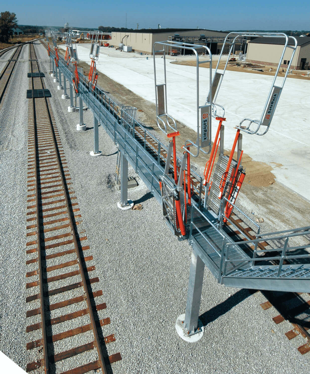 Loading platforms. Платформа. Railway loading Rack. Rail transfer platform. Gangway platform.